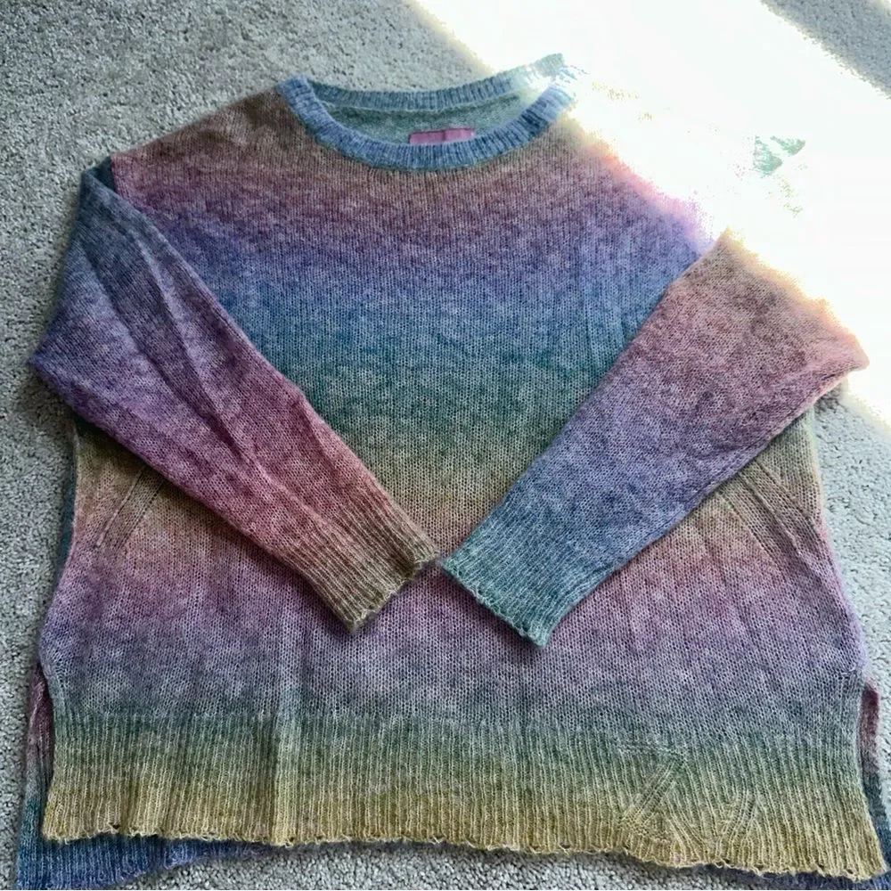 Zadig & Voltaire Multicolored Sunday  Sweater Top  Size XS  $478 NWOT - Picture 6 of 11